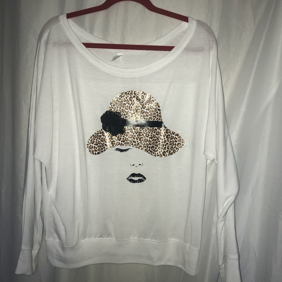 Flowy Long Sleeve Tee HTV/Embellishment NWOT - Picture 3 of 8